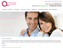 Tablet Screenshot of chirurgiaevacanze.com
